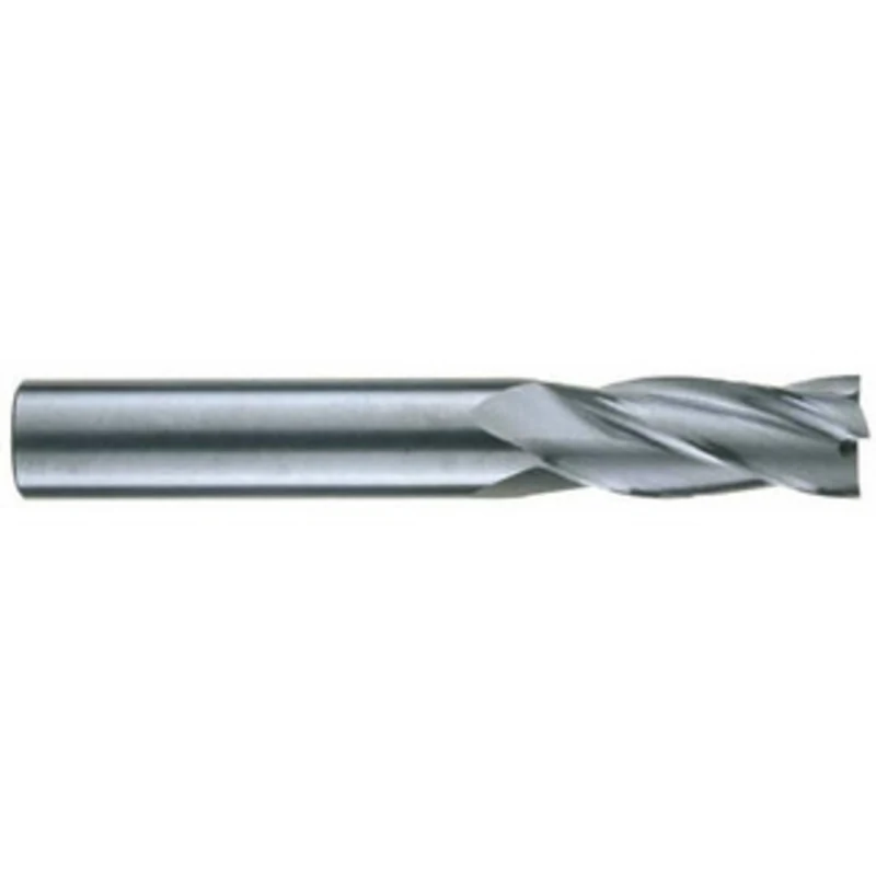 RobbJack 3/4, 1-1/2 LOC, 3/4 Shank Diam, 4 OAL, 4 Flute, Solid Carbide Square End Mill Single End, Uncoated, Spiral F...